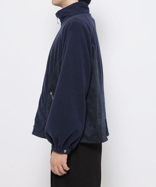 HARE（ハレ）の「スウェードキリカエフリース(HARE)（スウェット・メンズ・ブラック/ネイビー・FREE）」の11枚目の写真