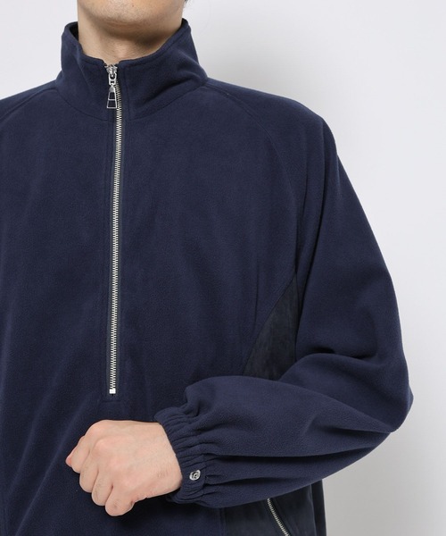 HARE（ハレ）の「スウェードキリカエフリース(HARE)（スウェット・メンズ・ブラック/ネイビー・FREE）」の15枚目の写真