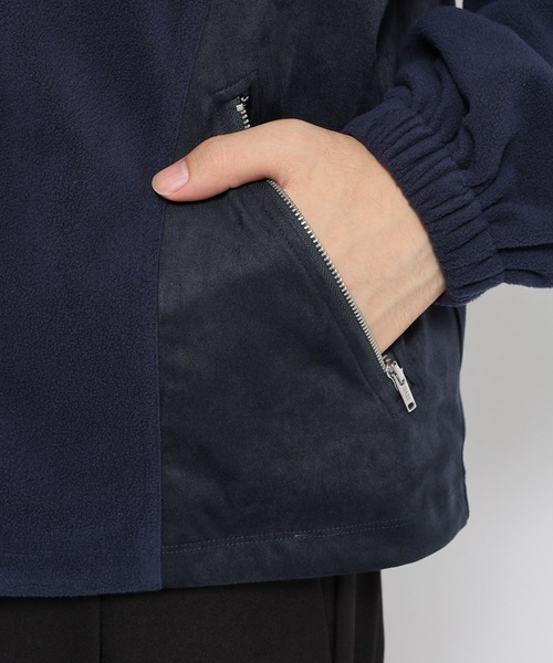 HARE（ハレ）の「スウェードキリカエフリース(HARE)（スウェット・メンズ・ブラック/ネイビー・FREE）」の16枚目の写真