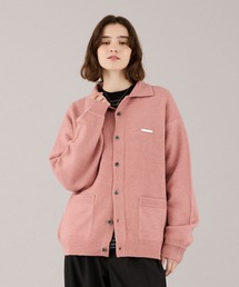 ONCILY(�I���V�F���[)��SILVER PLATE POLO KNIT CARDIGAN / �V���o�[�v���[�g�|���j�b�g�J�[�f�B�K��(�J�[�f�B�K��/�{����)
