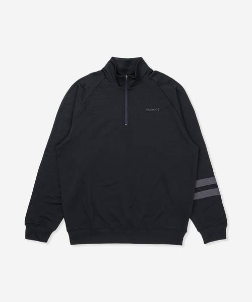 Hurley (ハーレー)の「【Hurley:ハーレー】ワッフルインナー ハーフジップ 速乾 ゴルフ スノボー スキー WAFFLEINNER OVSZD LC OAO HZ PO(Tシャツ/カットソー・メンズ・ブラック/ネイビー/オフホワイト/カーキブラウン・LARGE/MEDIUM/SMALL/X-LARGE)」の4枚目の写真