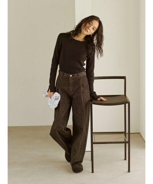 Ungrid(アングリッド)の「スパンコールハンドルバッグ(ハンドバッグ・レディース・ホワイト/ブラック・FREE)」の4枚目の写真