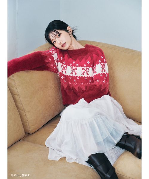 ブライトシアーラッフルスカート（スカート）｜LILY BROWN（リリー