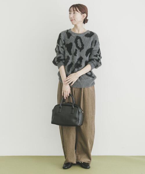 ITEMS URBANRESEARCH（アイテムズ アーバンリサーチ）の「シャギービッグシルエットニット（ニット/セーター・レディース・ベージュ系その他/ブルー系その他/グレー・FREE）」の7枚目の写真