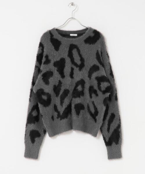 ITEMS URBANRESEARCH（アイテムズ アーバンリサーチ）の「シャギービッグシルエットニット（ニット/セーター・レディース・ベージュ系その他/ブルー系その他/グレー・FREE）」の9枚目の写真