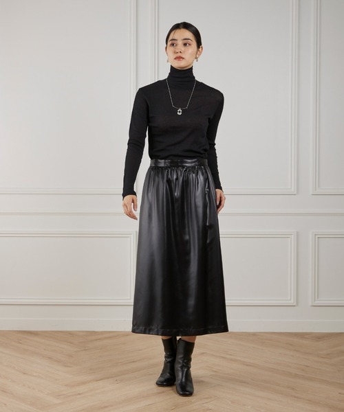 シアーテレコ ハイネックTシャツ（Tシャツ/カットソー）｜LE SOUK