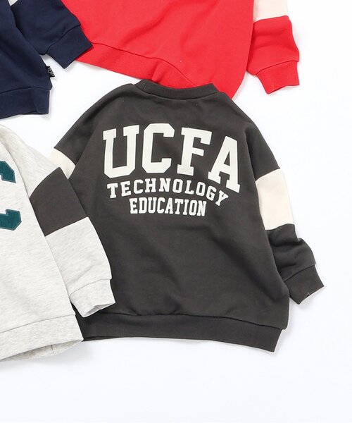 セール】【ジュニア対応】切替ロゴトレーナー(セットアップ可