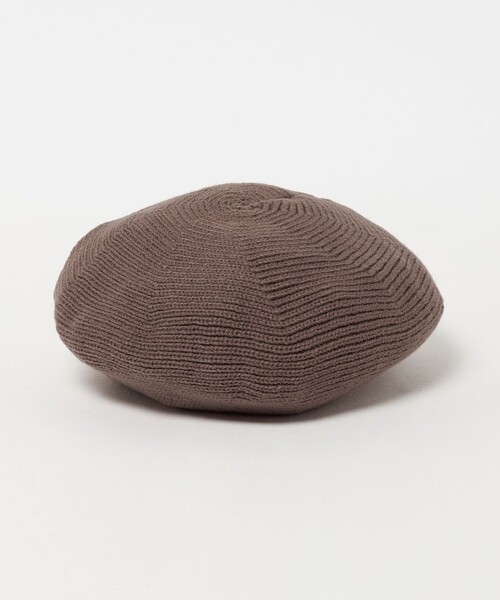 green label relaxing（グリーンレーベルリラクシング）の「ニット ベレー帽 / キッズ（ハンチング/ベレー帽・キッズ・その他1/モカ・FREE）」の2枚目の写真