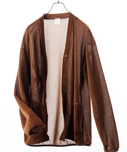 FREAK'S STORE(フリークスストア)の「OCTA リバーシブル スナップボタン カーディガン / OCTA REVERSIBLE CARDIGAN(カーディガン/ボレロ・メンズ・ブラウン/ブラック/オリーブ・MEDIUM/LARGE)」の21枚目の写真