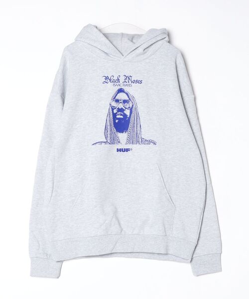 HUF(ハフ)の「HUF X ISAAC HAYES BLACK MOSES HEAVYWEIGHT HOODIE ハフ アイザックヘイズ パーカー(パーカー・メンズ・ホワイト系1・SMALL/MEDIUM/LARGE/X-LARGE)」の8枚目の写真