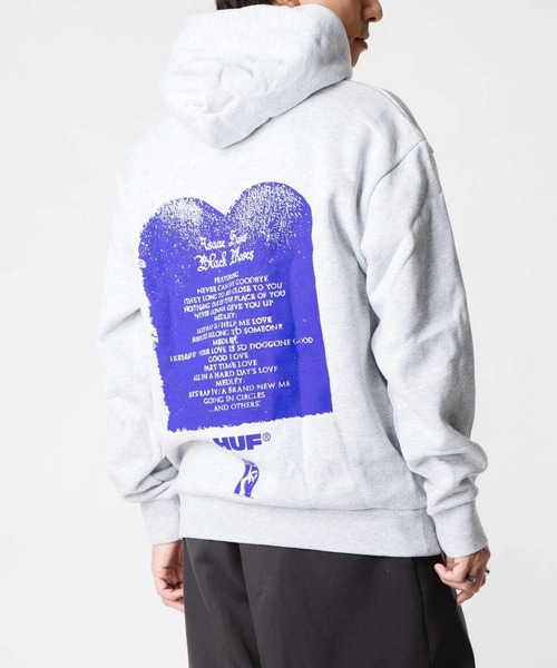 HUF(ハフ)の「HUF X ISAAC HAYES BLACK MOSES HEAVYWEIGHT HOODIE ハフ アイザックヘイズ パーカー(パーカー・メンズ・ホワイト系1・SMALL/MEDIUM/LARGE/X-LARGE)」の13枚目の写真