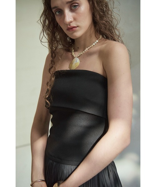 Estella.K(エステラケー)の「Melinda Dress ランダムティアードベアドレス(ワンピース・レディース・バーガンディー/ブラック/モカ・FREE)」の18枚目の写真
