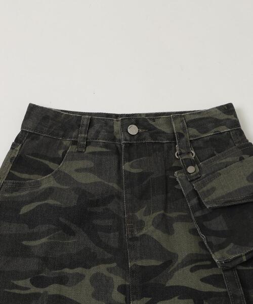 dispark（ディスパーク）の「DISPARK/マルチポケットカモフラスカート（スカート・レディース・カーキ・SMALL/MEDIUM）」の9枚目の写真