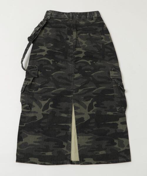 dispark（ディスパーク）の「DISPARK/マルチポケットカモフラスカート（スカート・レディース・カーキ・SMALL/MEDIUM）」の8枚目の写真