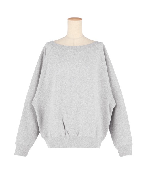 coca(coca)(コカ)の「裏起毛 オフショルダースウェット(スウェット・レディース・チャコール/グレー・L/M)」の10枚目の写真
