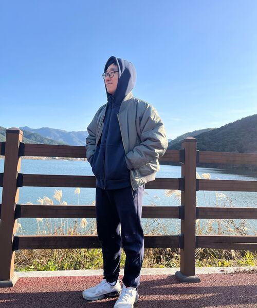 MUSINSA STANDARD（ムシンサスタンダード）の「スウェットパンツ[ネイビー]（スウェットパンツ・メンズ・その他・SMALL/MEDIUM/LARGE）」の2枚目の写真