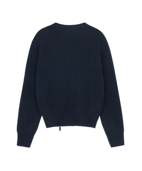 Betty Boop Side Zipper Pullover Knit_Navy