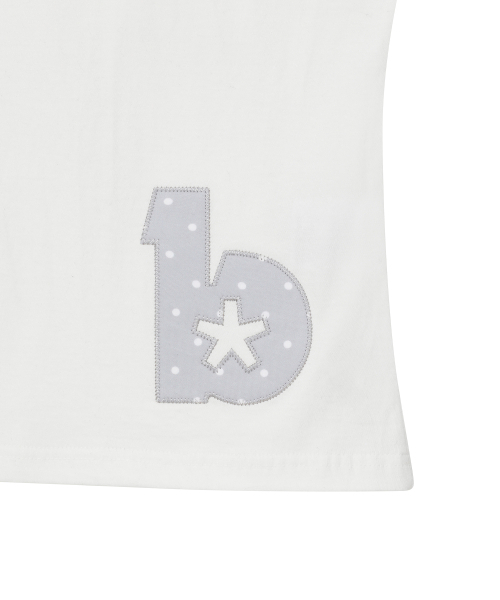BAUF（バウフ）の「エンジェルウィングスリムフィットTシャツ[ホワイト]（Tシャツ/カットソー・レディース・その他・FREE）」の4枚目の写真