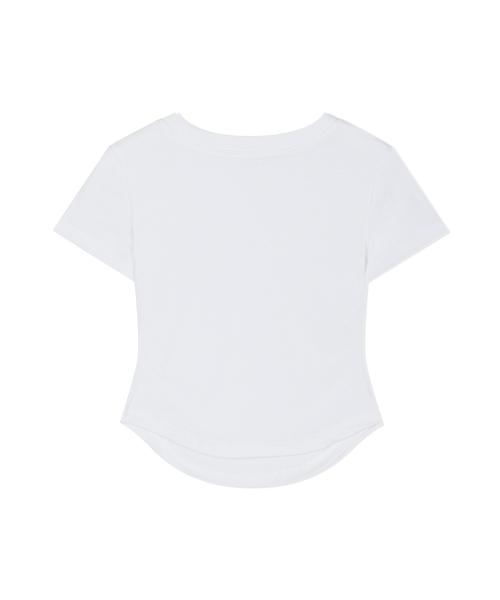 MOAA(モア)の「Side Ruche Curve Tee (WHITE)(Tシャツ/カットソー・レディース・その他・SMALL/MEDIUM)」の3枚目の写真