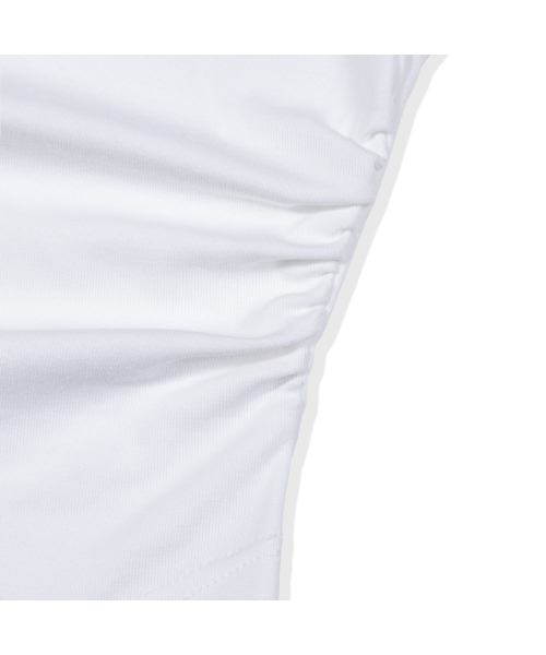 MOAA(モア)の「Side Ruche Curve Tee (WHITE)(Tシャツ/カットソー・レディース・その他・SMALL/MEDIUM)」の4枚目の写真