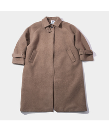 PLACE STUDIO（プレイススタジオ）の「ラグランブークルフリース ブレンディッドバルマカンベルトローブロングコート _2COLOR（チェスターコート）」