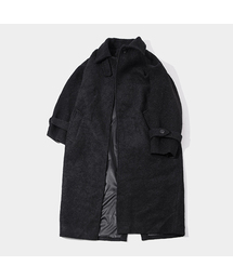 PLACE STUDIO（プレイススタジオ）の「ラグランブークルフリース ブレンディッドバルマカンベルトローブロングコート _2COLOR（チェスターコート）」