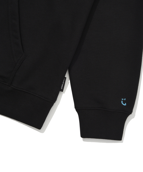 Wacky WiLLy(ワッキーウィリー)の「ロゴタイポグラフィックフードブラック(パーカー・レディース・その他・SMALL/MEDIUM/LARGE/X-LARGE)」の6枚目の写真