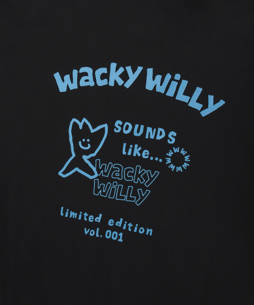 Wacky WiLLy(ワッキーウィリー)の「ロゴタイポグラフィックフードブラック(パーカー・レディース・その他・SMALL/MEDIUM/LARGE/X-LARGE)」の7枚目の写真
