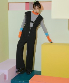 セール】【MLB】カットアウトベアオールインワン（つなぎ