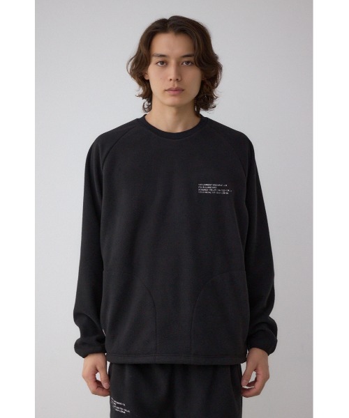 AZUL by moussy（アズールバイマウジー）の「SHELTECH マイクロフリースクルー（スウェット・メンズ・グレー/ブラック系その他/ブラック・LARGE/MEDIUM/SMALL）」の13枚目の写真