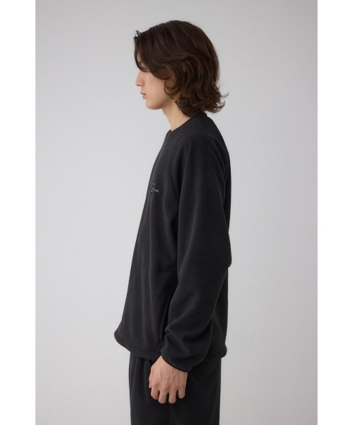 AZUL by moussy（アズールバイマウジー）の「SHELTECH マイクロフリースクルー（スウェット・メンズ・グレー/ブラック系その他/ブラック・LARGE/MEDIUM/SMALL）」の14枚目の写真
