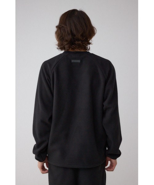 AZUL by moussy（アズールバイマウジー）の「SHELTECH マイクロフリースクルー（スウェット・メンズ・グレー/ブラック系その他/ブラック・LARGE/MEDIUM/SMALL）」の15枚目の写真