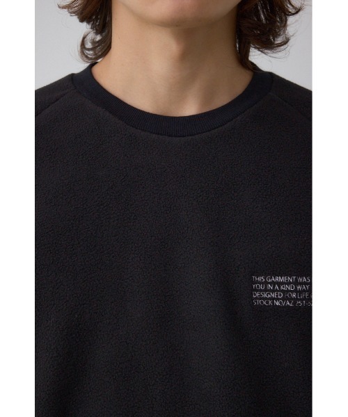 AZUL by moussy（アズールバイマウジー）の「SHELTECH マイクロフリースクルー（スウェット・メンズ・グレー/ブラック系その他/ブラック・LARGE/MEDIUM/SMALL）」の16枚目の写真