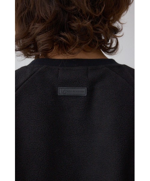 AZUL by moussy（アズールバイマウジー）の「SHELTECH マイクロフリースクルー（スウェット・メンズ・グレー/ブラック系その他/ブラック・LARGE/MEDIUM/SMALL）」の17枚目の写真