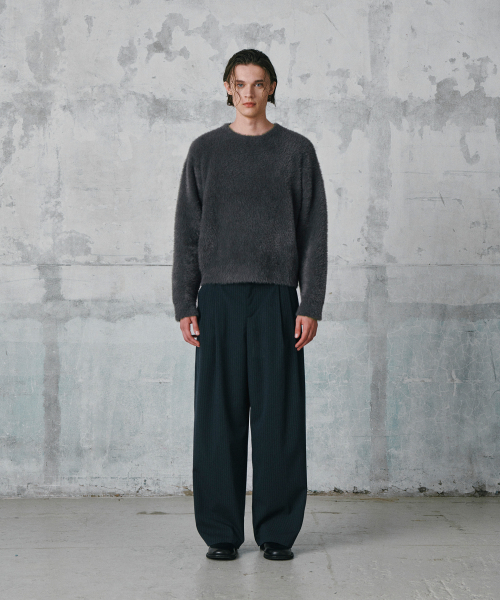 GLW(ジーエルダブリュ)の「ヘアリークロップニットチャコール(ニット/セーター・レディース・その他・MEDIUM/LARGE/SMALL)」の6枚目の写真