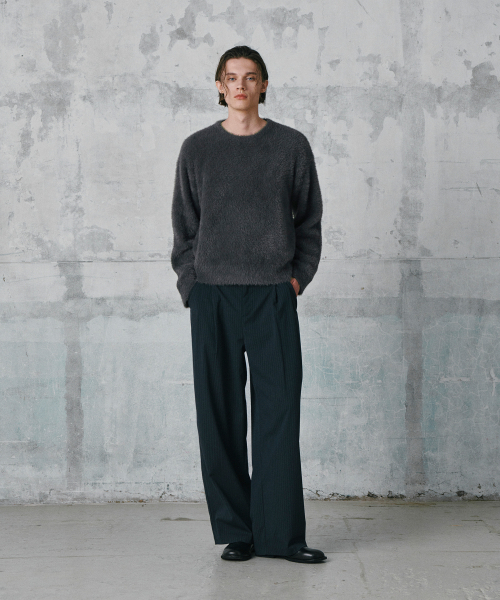 GLW(ジーエルダブリュ)の「ヘアリークロップニットチャコール(ニット/セーター・レディース・その他・MEDIUM/LARGE/SMALL)」の7枚目の写真