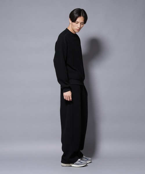 NANO universe（ナノユニバース）の「MIYATA×NANO JAPANMADE　ウール/コットン スウェット（スウェット・メンズ・ブラック/チャコール/ブラウン・M/L）」の22枚目の写真