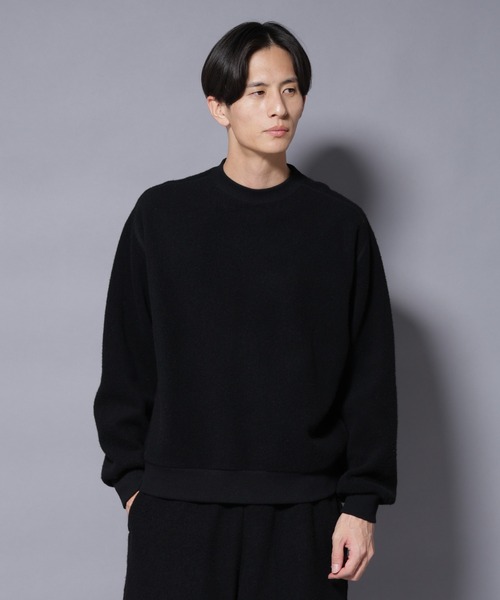 NANO universe（ナノユニバース）の「MIYATA×NANO JAPANMADE　ウール/コットン スウェット（スウェット・メンズ・ブラック/チャコール/ブラウン・M/L）」の18枚目の写真