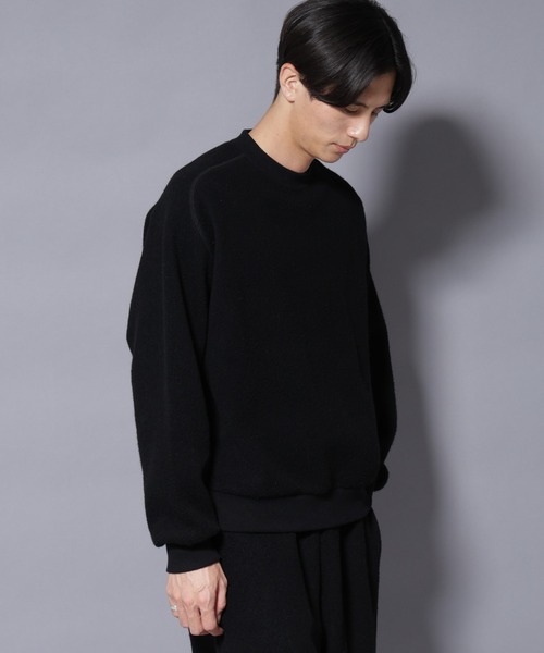 NANO universe（ナノユニバース）の「MIYATA×NANO JAPANMADE　ウール/コットン スウェット（スウェット・メンズ・ブラック/チャコール/ブラウン・M/L）」の19枚目の写真