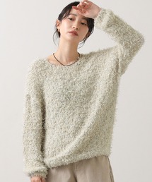 Gready Brilliantモヘアスパンコールボートニット CLOCHE（クロシェ）の「モヘアスパンコールボートネックニット（ニット