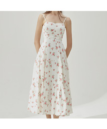 VIKINI VENDER（ビキニベンダー）の「Larose shirring tiered long one-piece（ワンピース）」