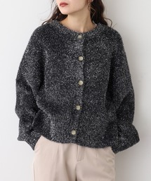 A.N.L（エーエヌエル　レーベル）の「A.N.L 2way ラメシャギーニット（カーディガン/ボレロ）」