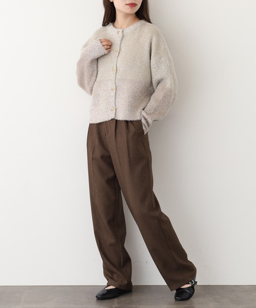 A.N.L(エーエヌエル レーベル)の「A.N.L 2way ラメシャギーニット(カーディガン/ボレロ・レディース・シルバーグレー/ブラック/ベージュ・38)」の18枚目の写真