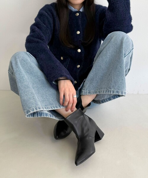 フレディエミュ（fredy emue）/ワイドショートブーツ セール】ワイドショートブーツ（ブーツ）｜fredy emue（フレディエミュ