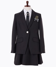 ALICE MAGIC（アリスマジック）の「ジャケット+フレアスカート 5点セット ゆったりサイズ有 ALICE MAGIC 3028652（スーツセット）」