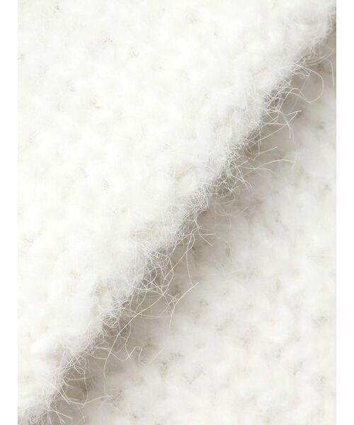 ELENDEEK(エレンディーク)の「ブラッシュヤーンニットドッキングワンピース(ワンピース・レディース・オフホワイト/グレー/ブラック・02/01)」の6枚目の写真