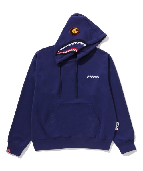 A BATHING APE（アベイシングエイプ）の「BAPE BY KAZUKI KURAISHI AFTERHOOD SHARK HOODIE（パーカー・メンズ・チャコール/パープル・X-LARGE/SMALL/MEDIUM/LARGE/XX-LARGE）」の4枚目の写真