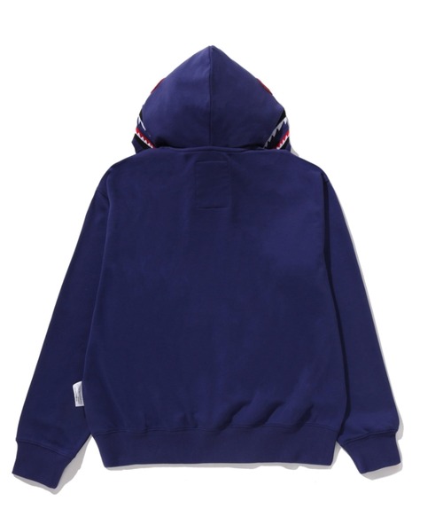 A BATHING APE（アベイシングエイプ）の「BAPE BY KAZUKI KURAISHI AFTERHOOD SHARK HOODIE（パーカー・メンズ・チャコール/パープル・X-LARGE/SMALL/MEDIUM/LARGE/XX-LARGE）」の6枚目の写真