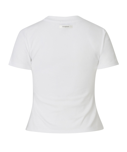 ZEROPLANET（ゼロプラネット）の「ミアグラフィックTシャツ[ホワイト]（Tシャツ/カットソー・レディース・その他・FREE）」の6枚目の写真