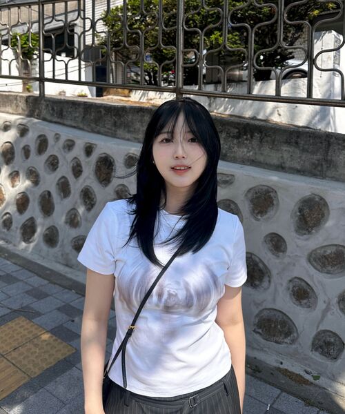ZEROPLANET（ゼロプラネット）の「ミアグラフィックTシャツ[ホワイト]（Tシャツ/カットソー・レディース・その他・FREE）」の8枚目の写真